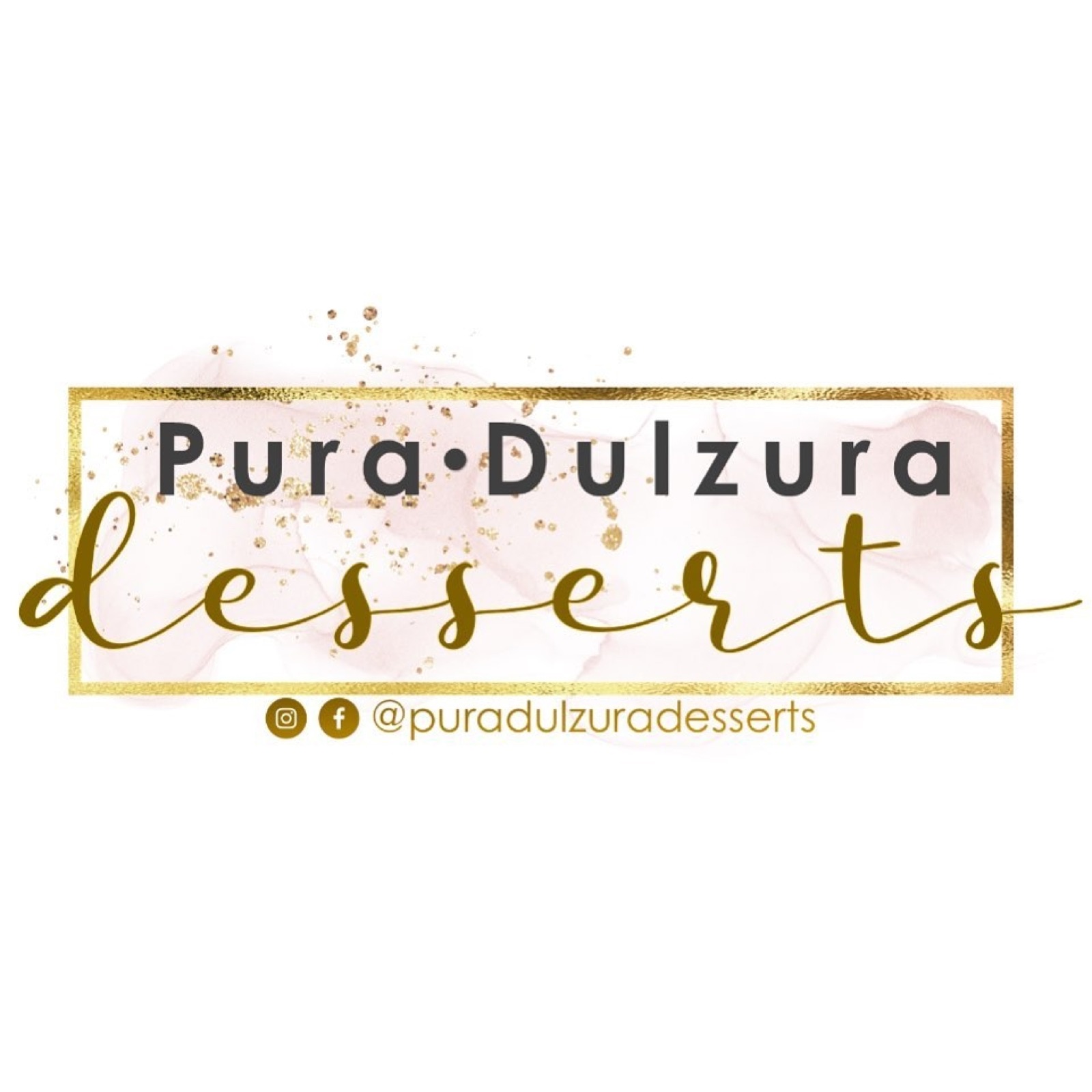 Pura Dulzura Desserts brand banner